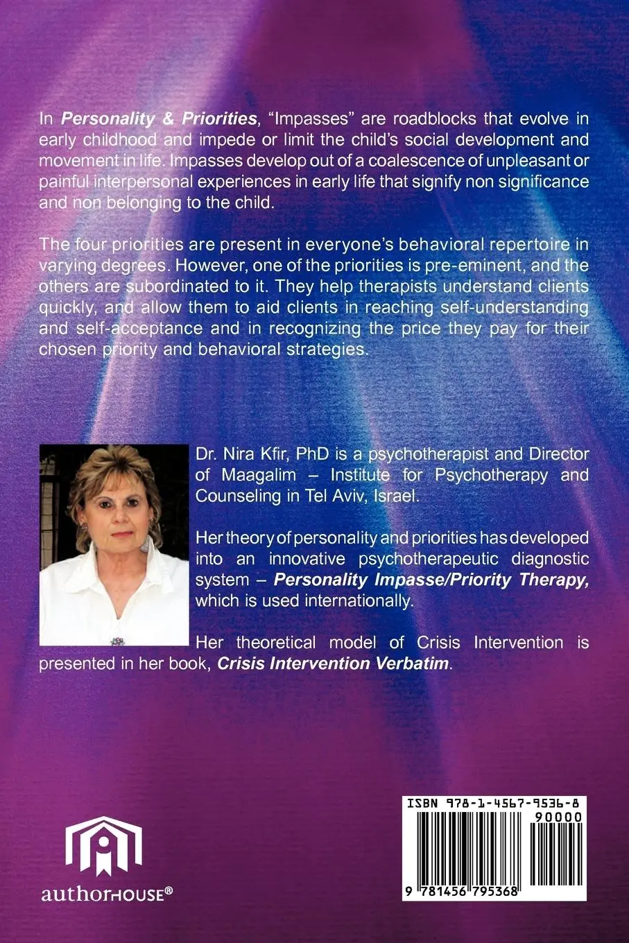 Rückseite: 9781456795368 | Personality &amp; Priorities | A Typology | Nira Kfir | Taschenbuch | 2011