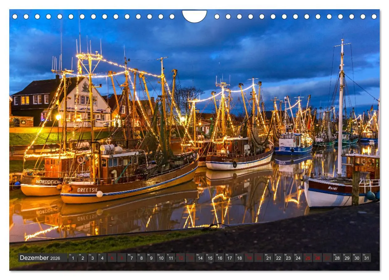 Bild: 9783457585368 | Greetsiel und Umzu (Wandkalender 2026 DIN A4 quer), CALVENDO...