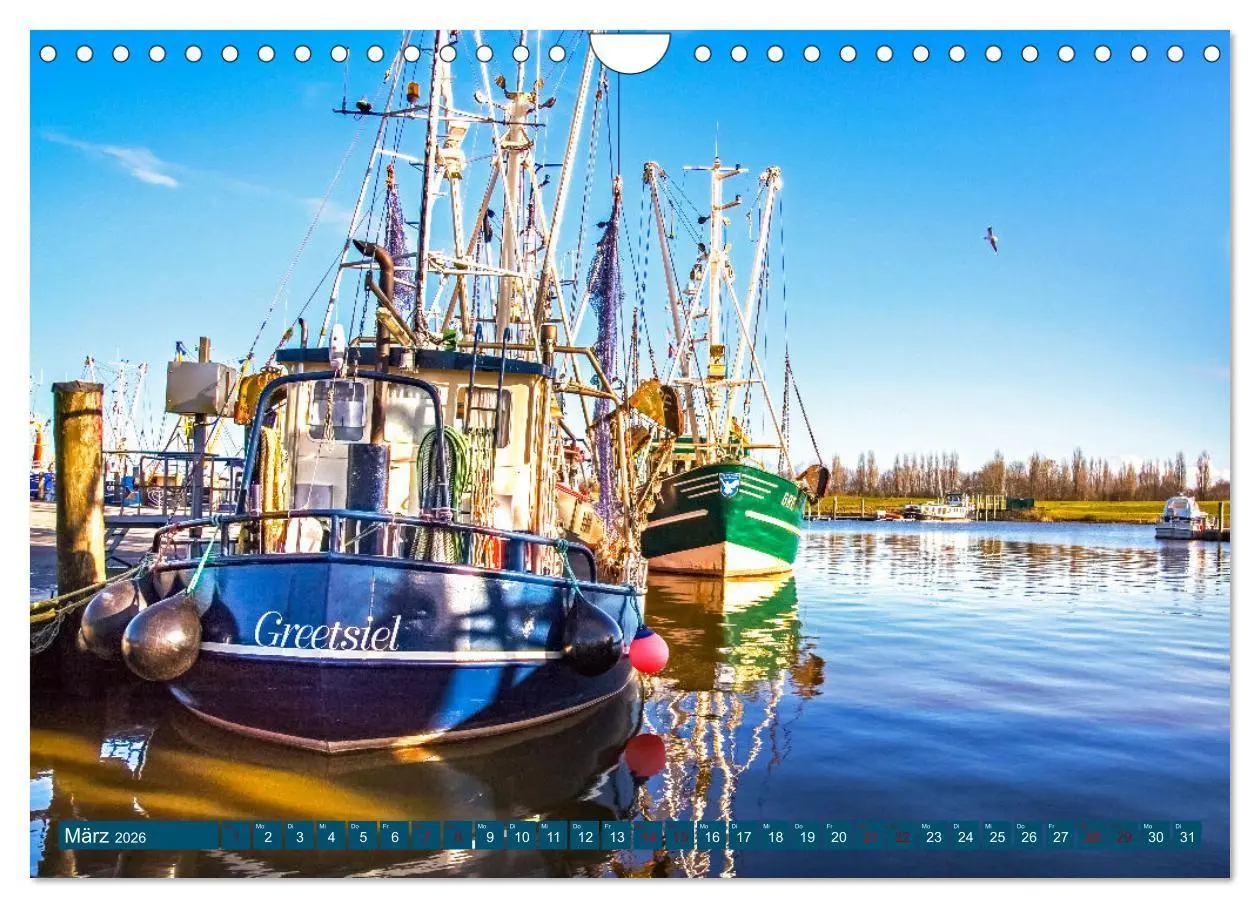 Bild: 9783457585368 | Greetsiel und Umzu (Wandkalender 2026 DIN A4 quer), CALVENDO...