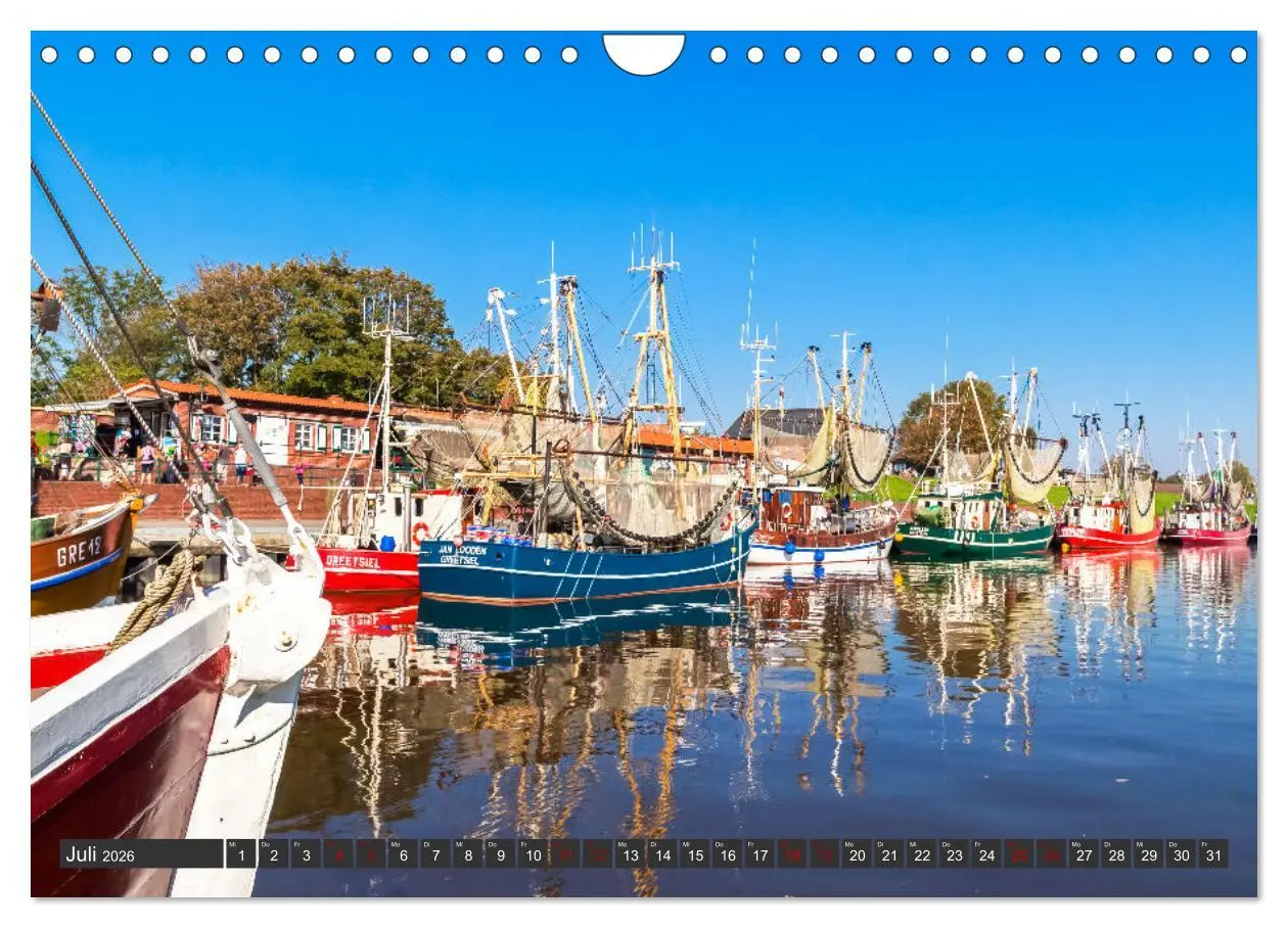 Bild: 9783457585368 | Greetsiel und Umzu (Wandkalender 2026 DIN A4 quer), CALVENDO...