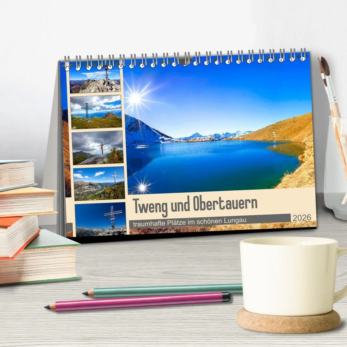 Bild: 9783457725368 | Tweng und Obertauern (Tischkalender 2026 DIN A5 quer), CALVENDO...
