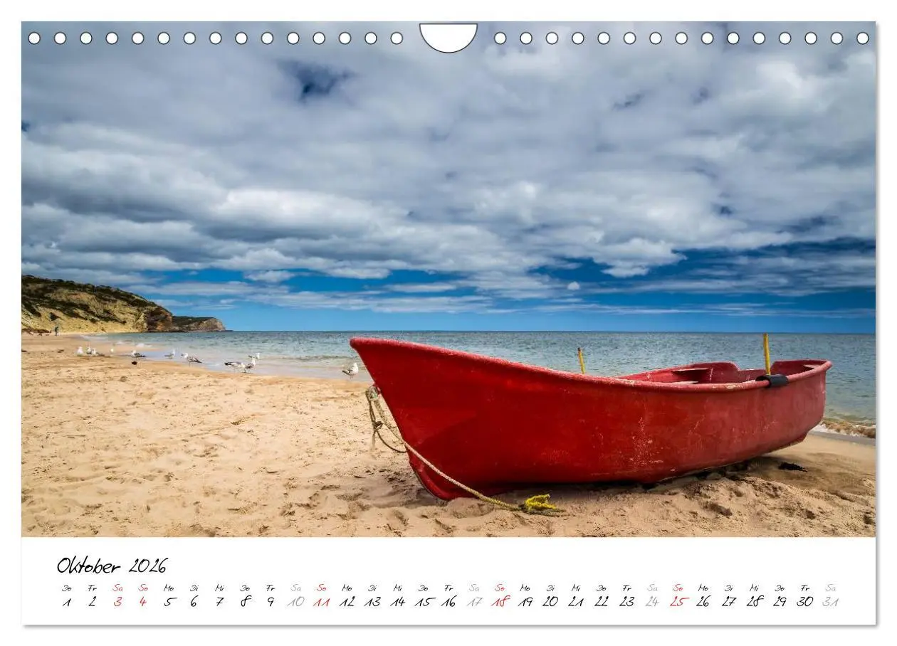 Bild: 9783516125368 | Portugals Süden - Die Algarve (Wandkalender 2026 DIN A4 quer),...