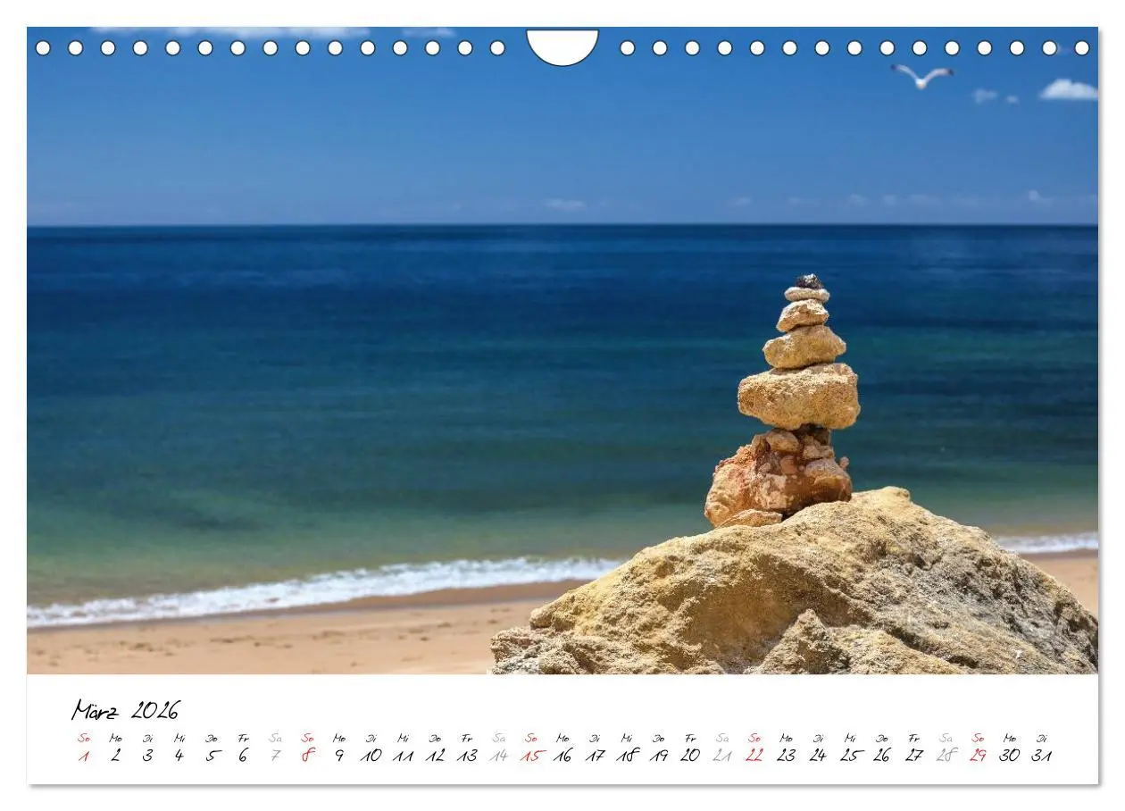Bild: 9783516125368 | Portugals Süden - Die Algarve (Wandkalender 2026 DIN A4 quer),...
