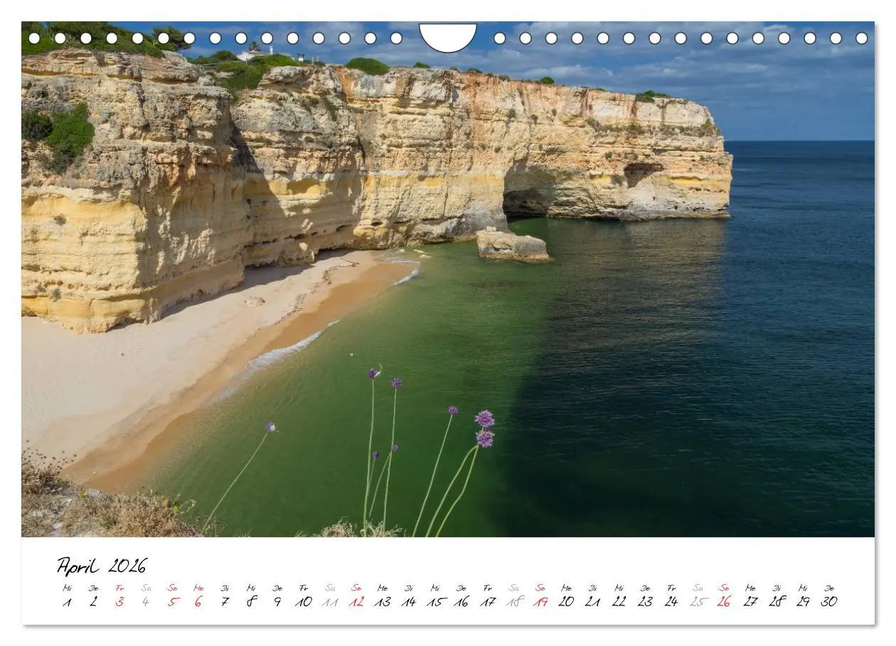 Bild: 9783516125368 | Portugals Süden - Die Algarve (Wandkalender 2026 DIN A4 quer),...