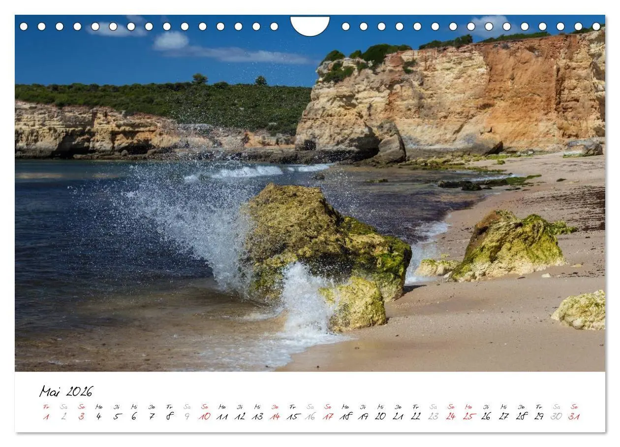 Bild: 9783516125368 | Portugals Süden - Die Algarve (Wandkalender 2026 DIN A4 quer),...
