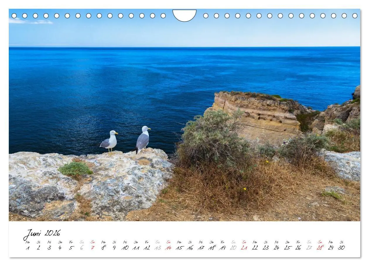 Bild: 9783516125368 | Portugals Süden - Die Algarve (Wandkalender 2026 DIN A4 quer),...