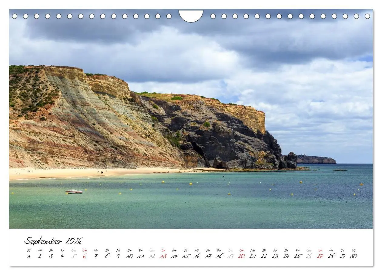 Bild: 9783516125368 | Portugals Süden - Die Algarve (Wandkalender 2026 DIN A4 quer),...