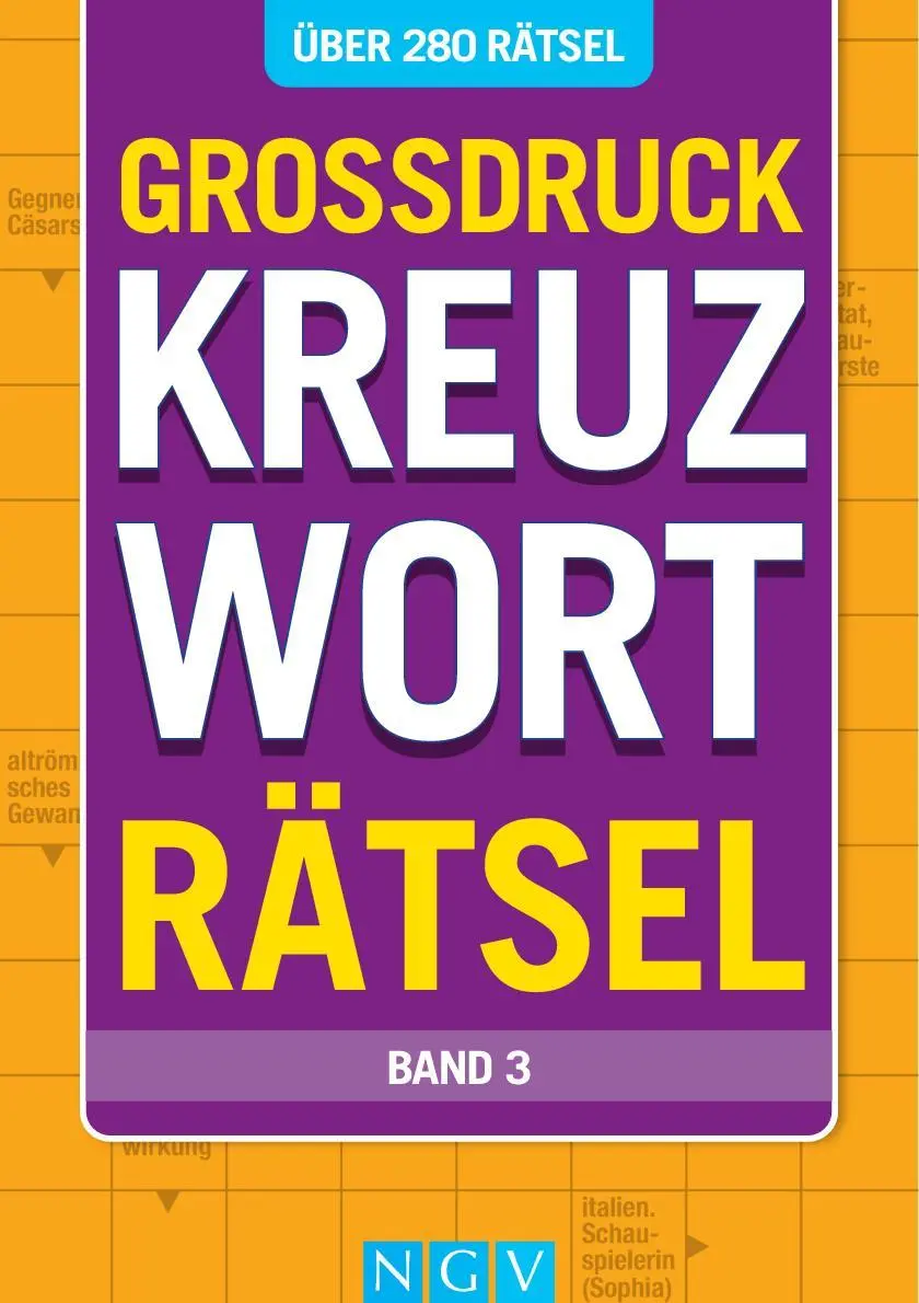 Cover: 9783625195368 | Großdruck Kreuzworträtsel - Band 3 | Taschenbuch | 320 S. | Deutsch