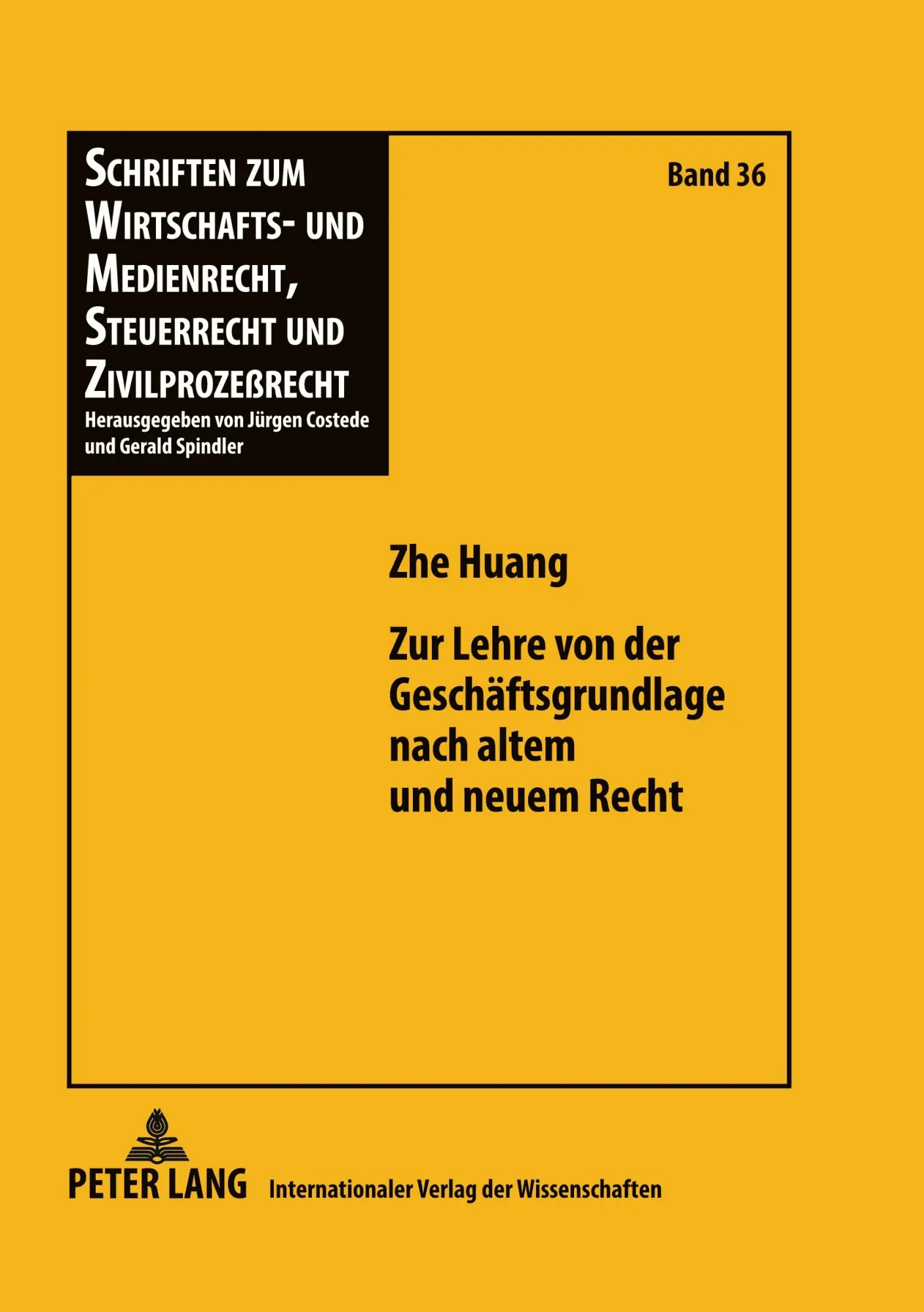 Zur Lehre von der Geschäftsgrundlage nach altem und neuem Recht (Schriften zum Wirtschafts- und Medienrecht, Steuerrecht und Zivilprozeßrecht)