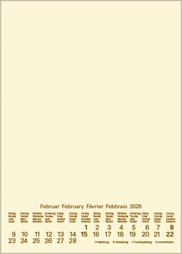 Bild: 9783731885368 | Foto-Malen-Basteln Bastelkalender A5 chamois 2026 | Verlag Korsch