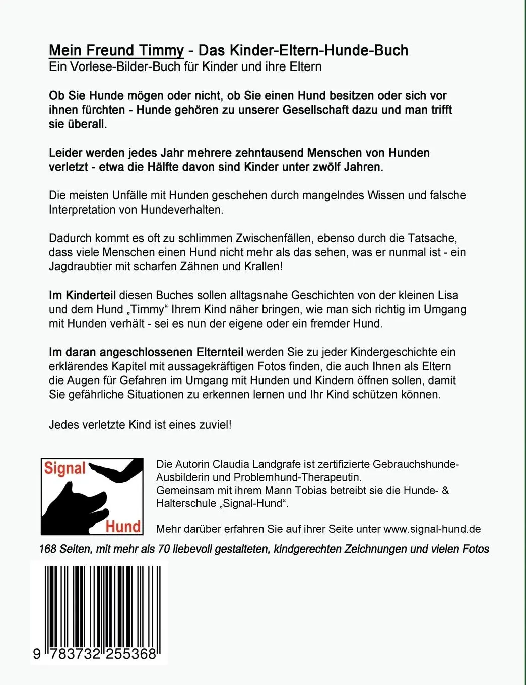 Rückseite: 9783732255368 | Mein Freund Timmy | Das Kinder-Eltern-Hunde-Buch | Claudia Landgrafe