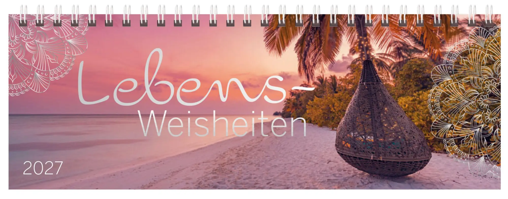 Cover: 9783819305368 | Tischquerkalender Trend Lebensweisheiten 2027 | Korsch Verlag | 128 S.