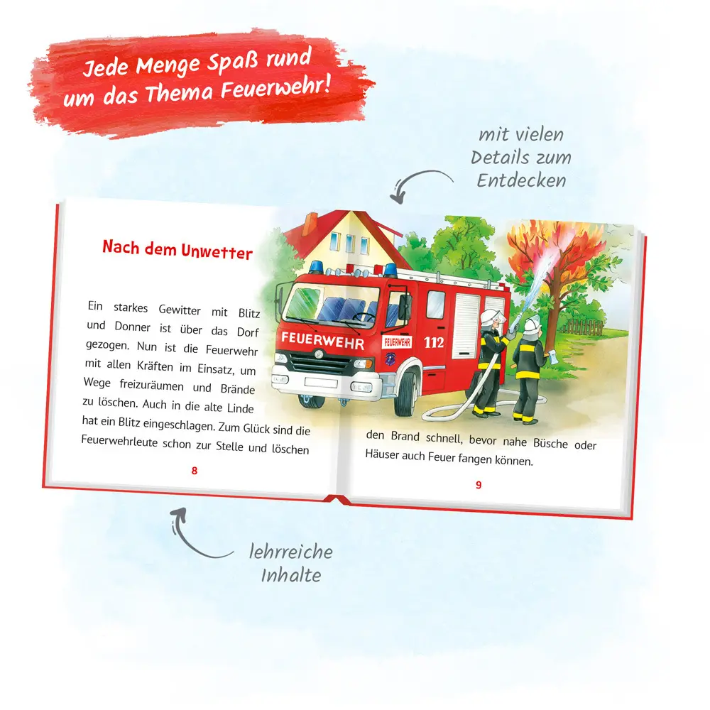 Bild: 9783965525368 | Trötsch Geschichtenbuch Mein klitzekleines Kinderbuch Feuerwehr | KG
