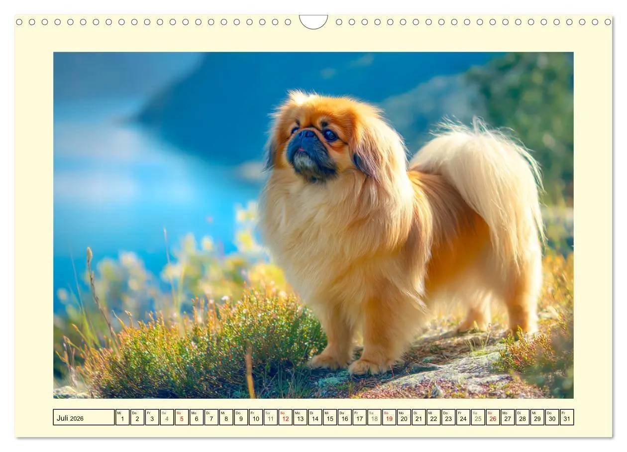 Bild: 9783516285468 | Zauberhafte Pekinesen. Charmante und stolze Hunde zum Verlieben...