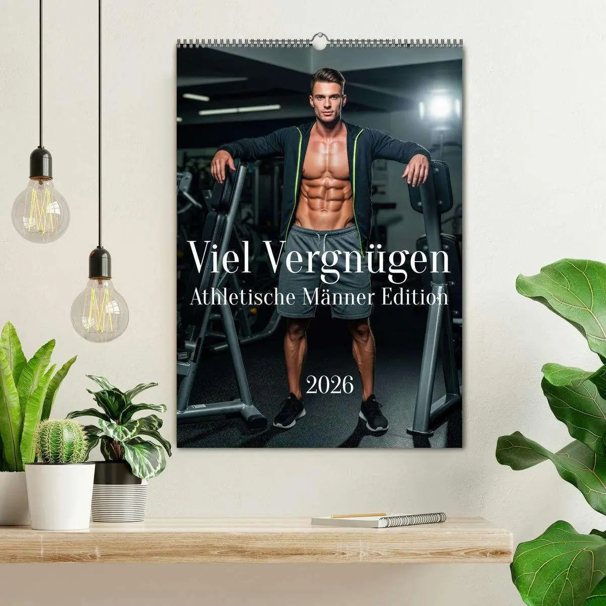 Bild: 9783516735468 | Viel Vergnügen - Athletische Männer Edition (Wandkalender 2026 DIN...