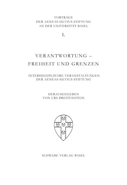 Cover: 9783796535468 | Verantwortung - Freiheit und Grenzen | Urs Breitenstein | Taschenbuch