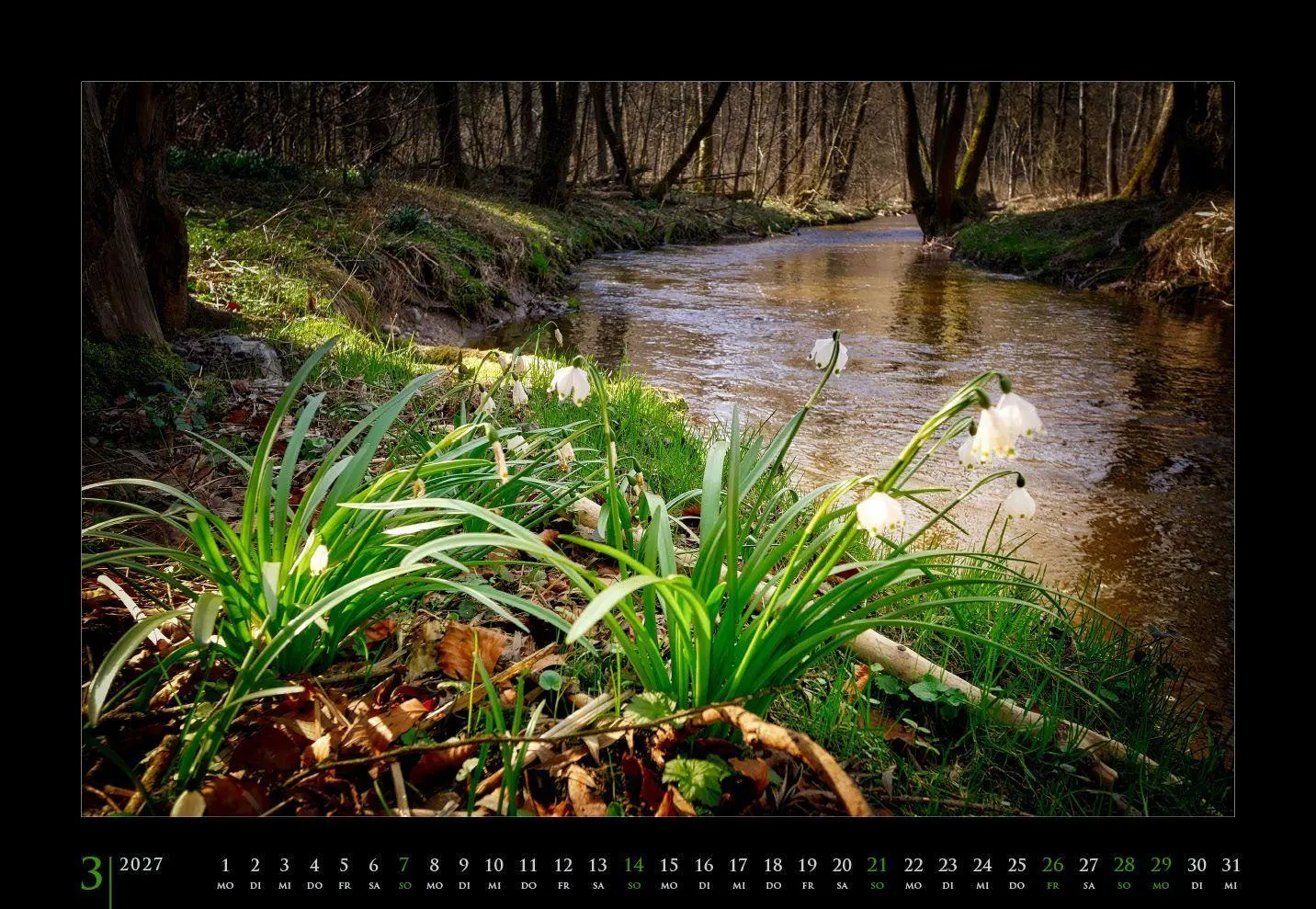 Bild: 9783925605468 | Stimmungen 2027 | Stimmungsvoll durch das Jahr | Kalender | Deutsch