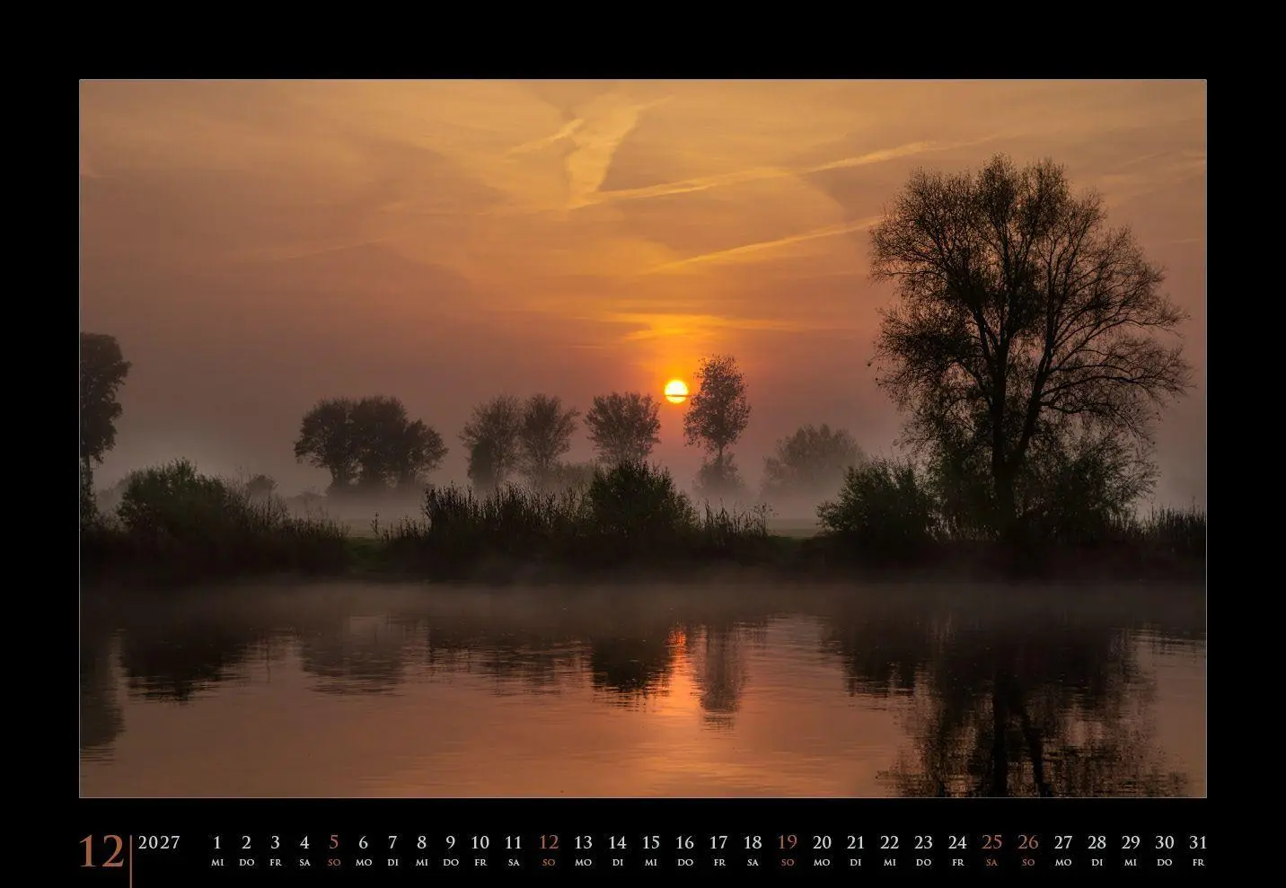 Bild: 9783925605468 | Stimmungen 2027 | Stimmungsvoll durch das Jahr | Kalender | Deutsch