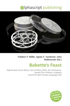 Cover: 9786131605468 | Babette's Feast | Frederic P. Miller (u. a.) | Taschenbuch | Englisch