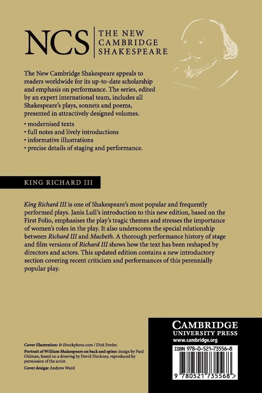 Rückseite: 9780521735568 | King Richard III | William Shakespeare | Taschenbuch | Englisch | 2018