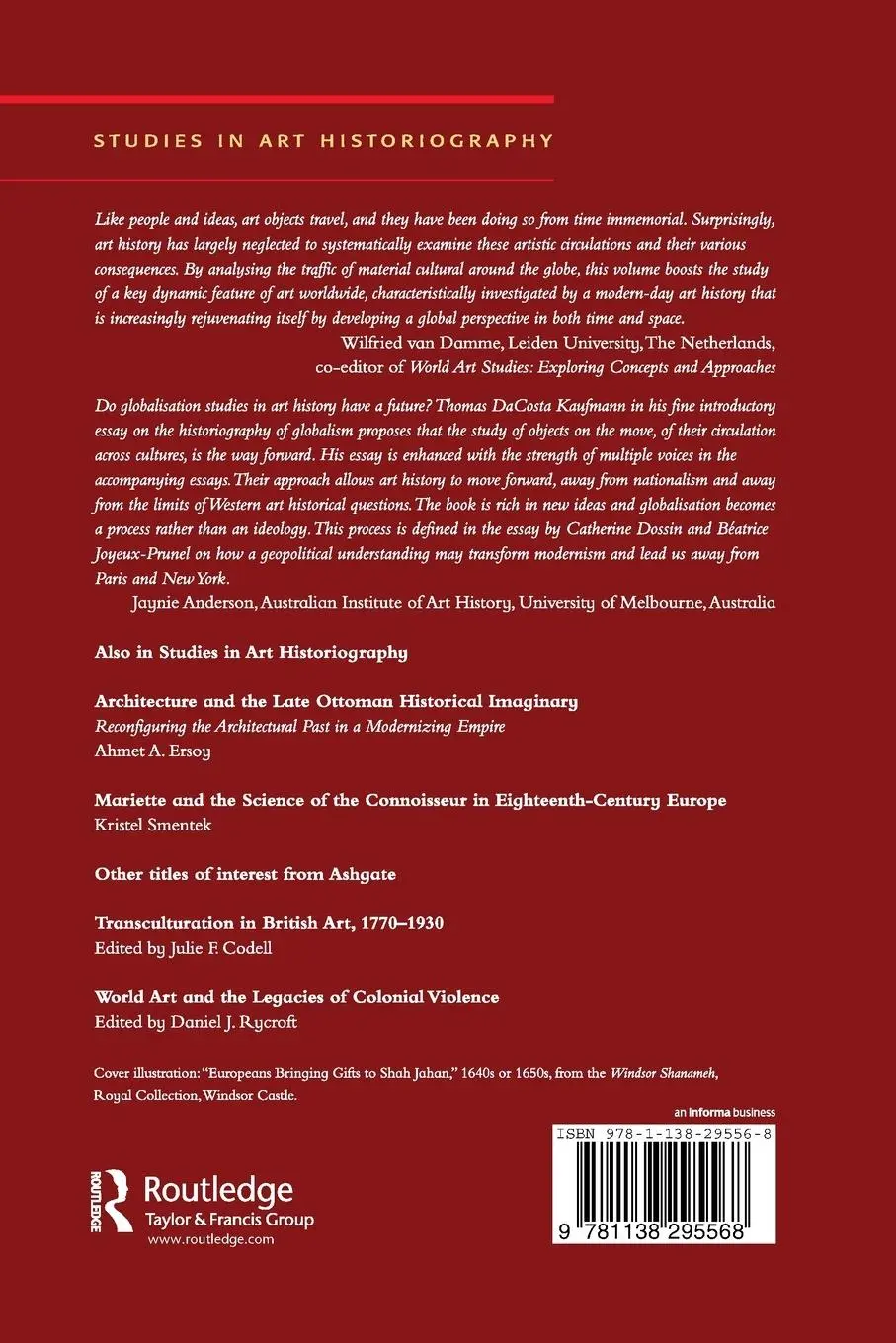 Rückseite: 9781138295568 | Circulations in the Global History of Art | Kaufmann (u. a.) | Buch