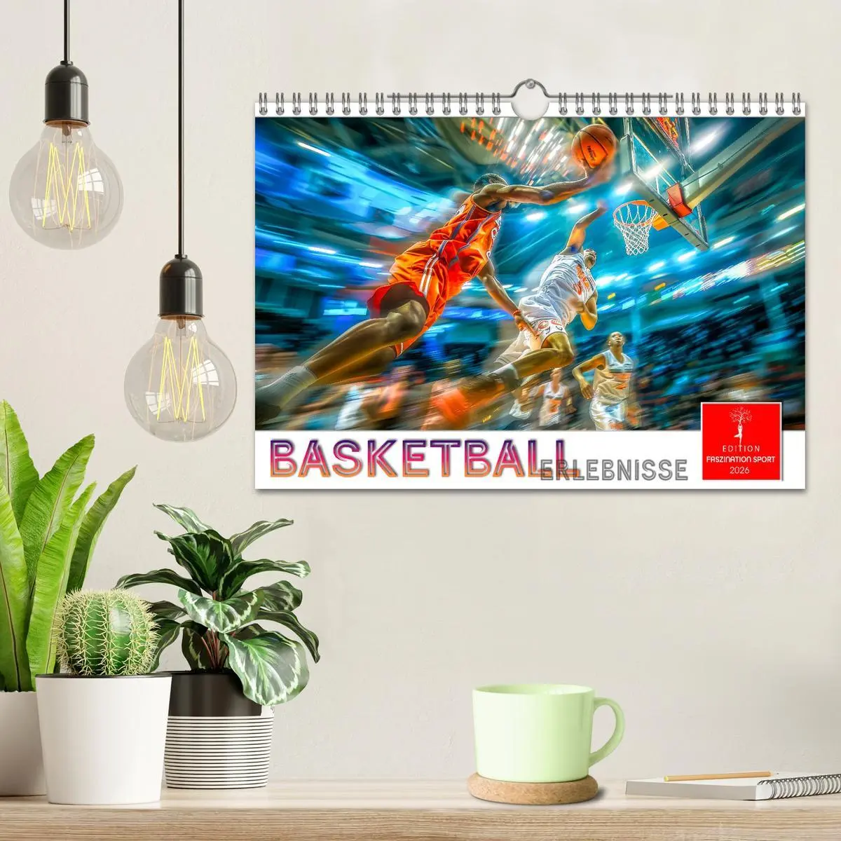 Bild: 9783457325568 | Basketball Erlebnisse (Wandkalender 2026 DIN A4 quer), CALVENDO...