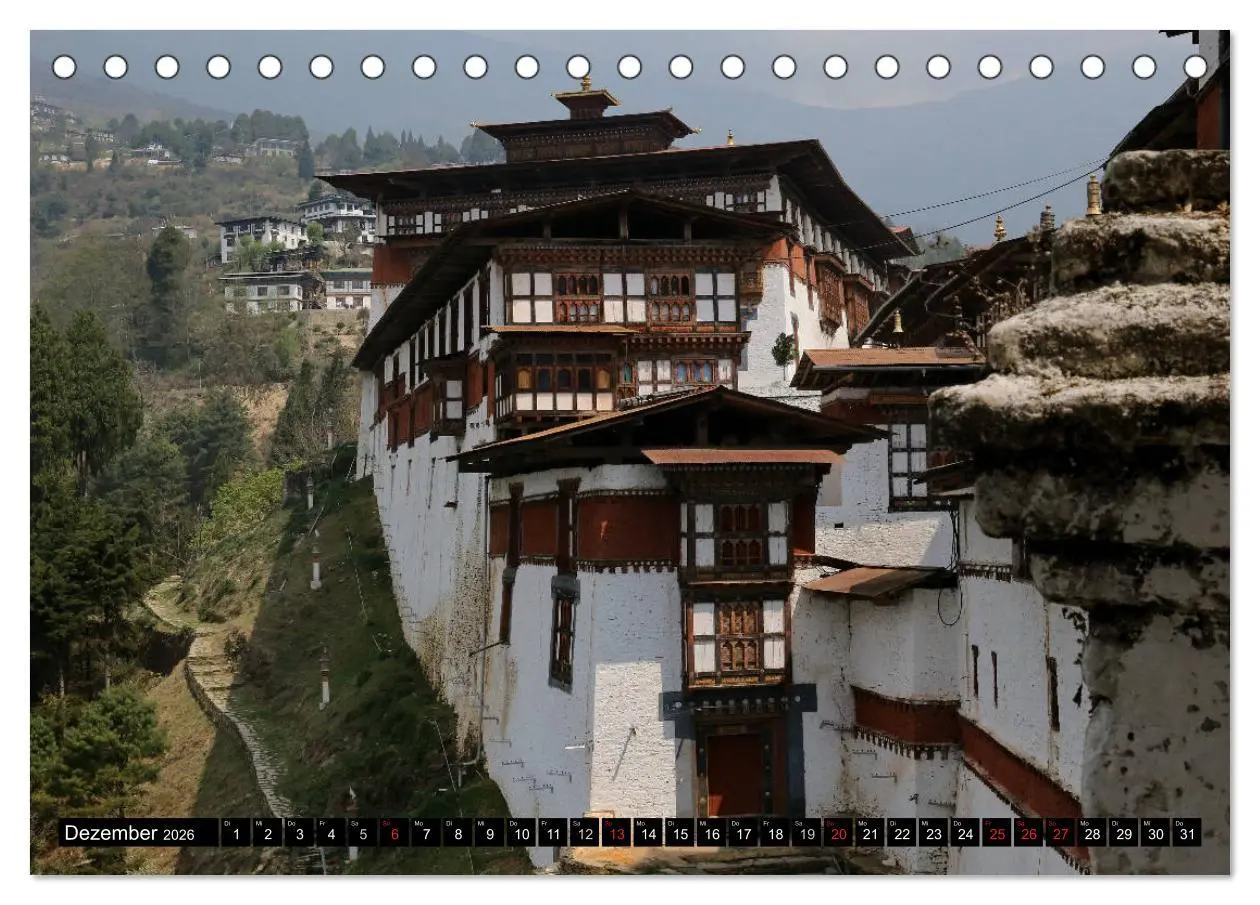 Bild: 9783457945568 | Druk Yul - Szenen aus Bhutan (Tischkalender 2026 DIN A5 quer),...