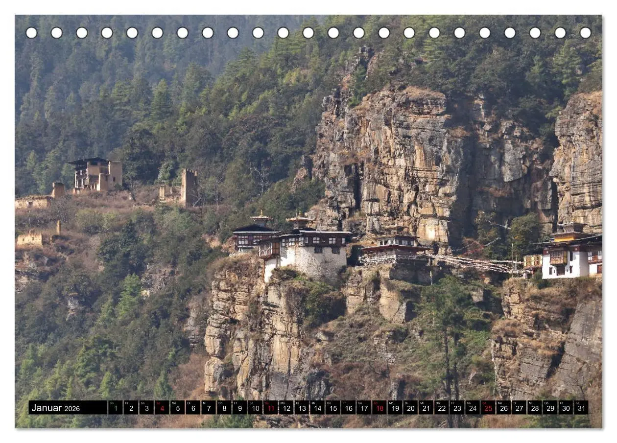 Bild: 9783457945568 | Druk Yul - Szenen aus Bhutan (Tischkalender 2026 DIN A5 quer),...