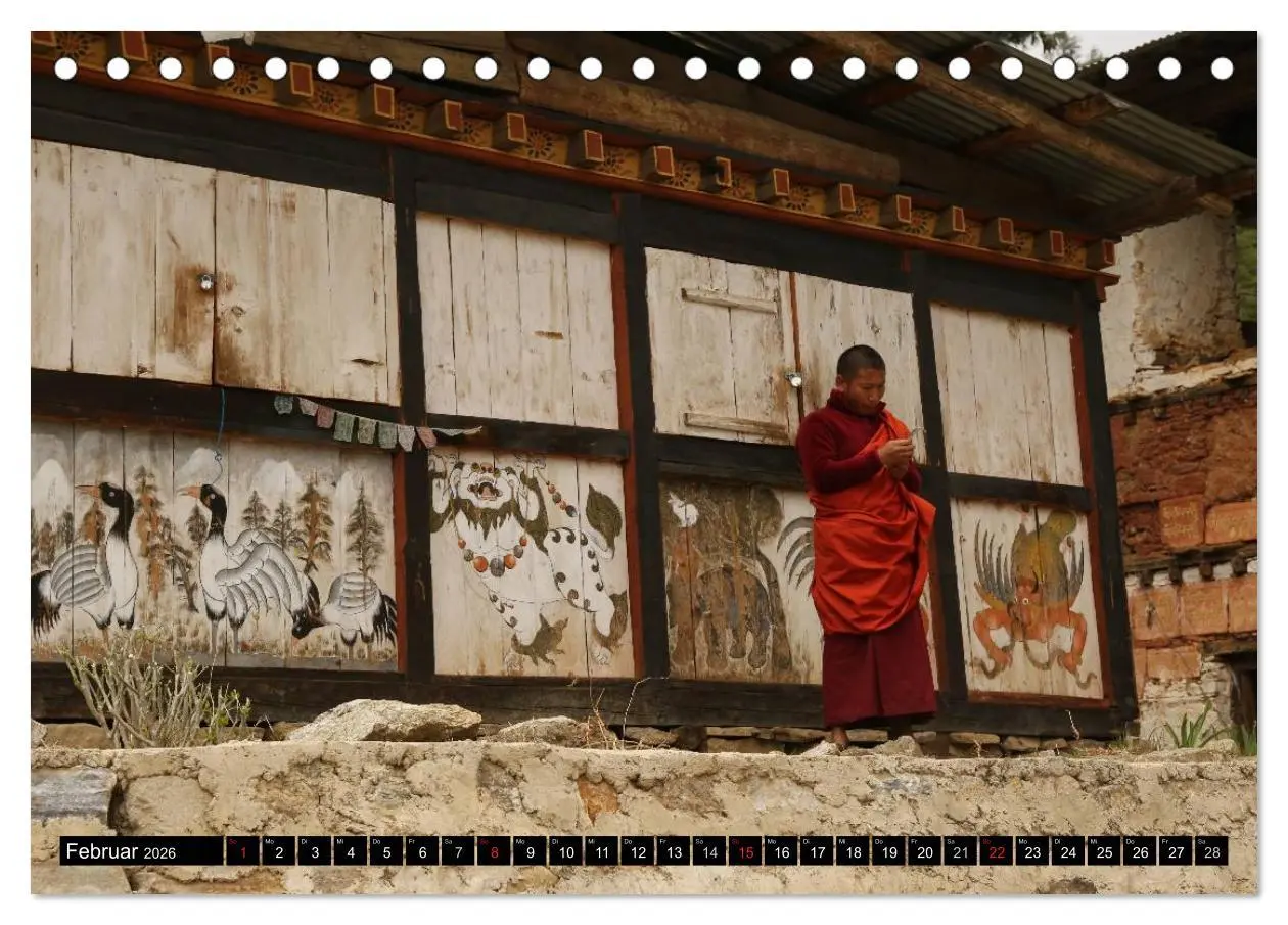 Bild: 9783457945568 | Druk Yul - Szenen aus Bhutan (Tischkalender 2026 DIN A5 quer),...