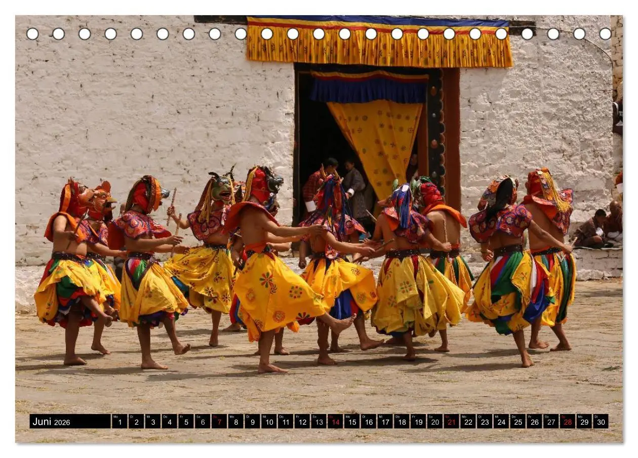 Bild: 9783457945568 | Druk Yul - Szenen aus Bhutan (Tischkalender 2026 DIN A5 quer),...