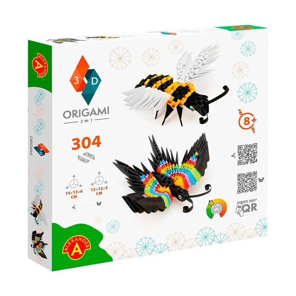 Cover: 5906018025668 | ORIGAMI 3D Bee and Buterfly | Deutsch | 2025 | Triton-X