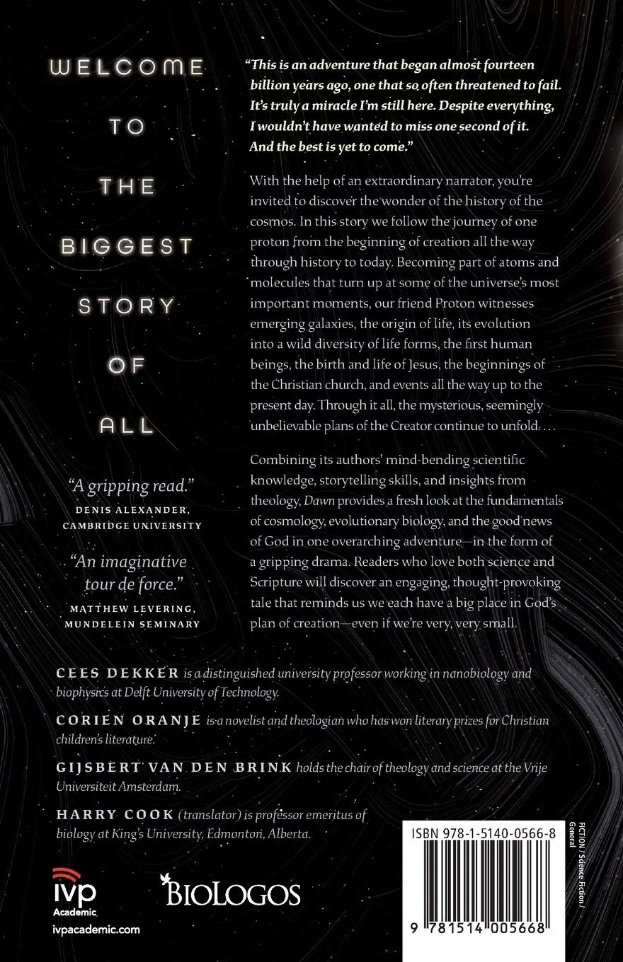 Rückseite: 9781514005668 | Dawn | A Proton's Tale of All That Came to Be | Cees Dekker (u. a.)