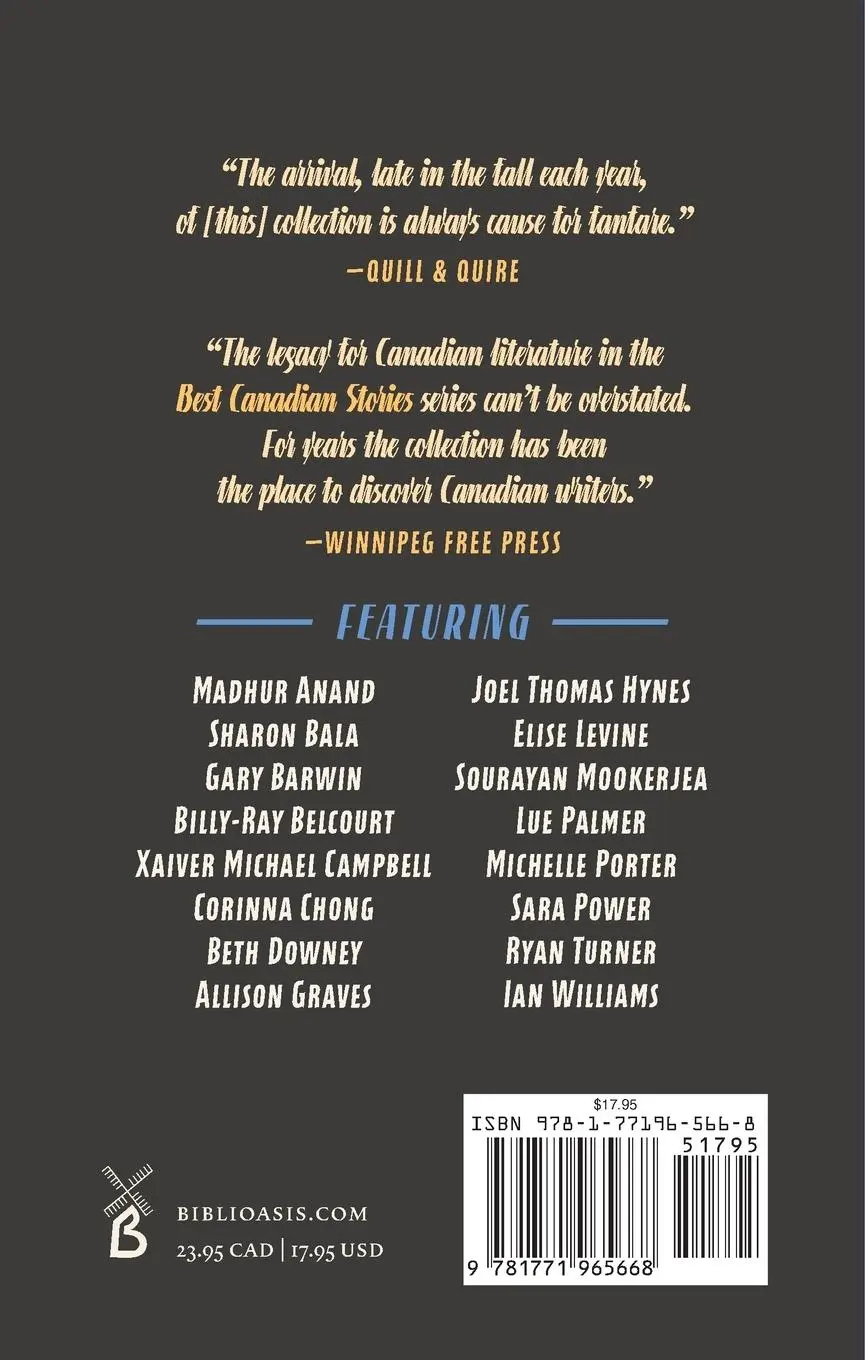 Rückseite: 9781771965668 | Best Canadian Stories 2024 | Lisa Moore | Taschenbuch | Englisch