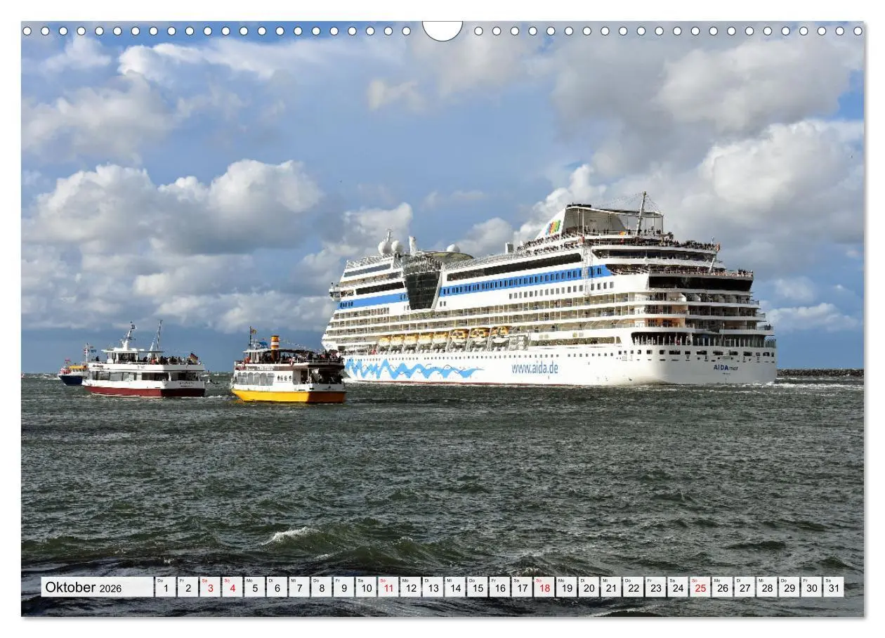 Bild: 9783457625668 | KREUZLINER im Ostseebad Warnemünde (Wandkalender 2026 DIN A3 quer),...