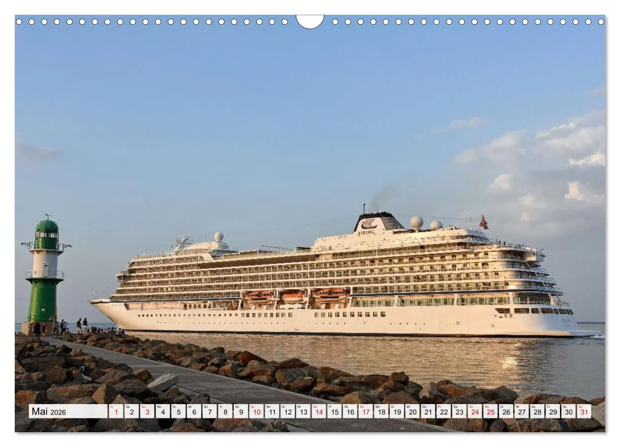 Bild: 9783457625668 | KREUZLINER im Ostseebad Warnemünde (Wandkalender 2026 DIN A3 quer),...