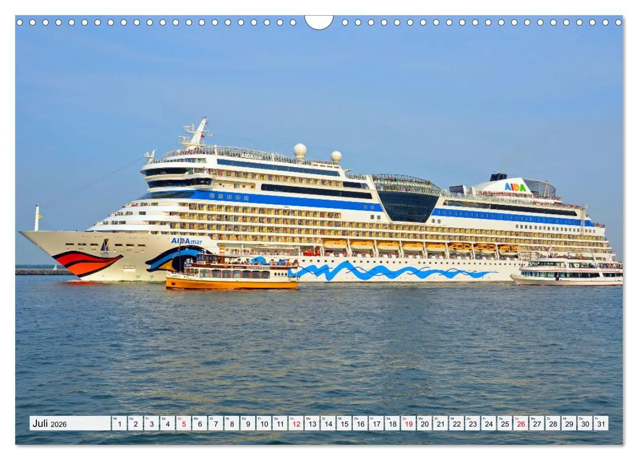 Bild: 9783457625668 | KREUZLINER im Ostseebad Warnemünde (Wandkalender 2026 DIN A3 quer),...
