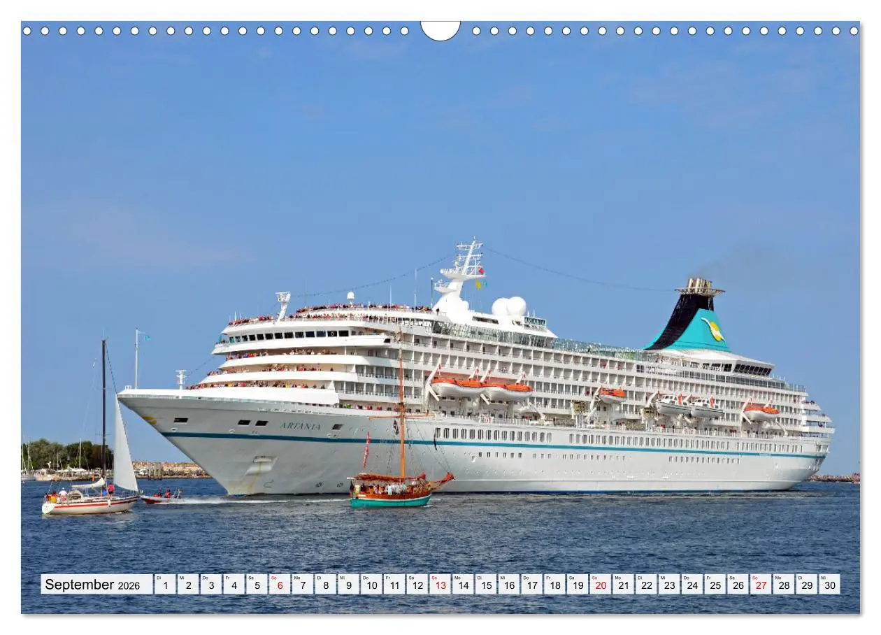 Bild: 9783457625668 | KREUZLINER im Ostseebad Warnemünde (Wandkalender 2026 DIN A3 quer),...