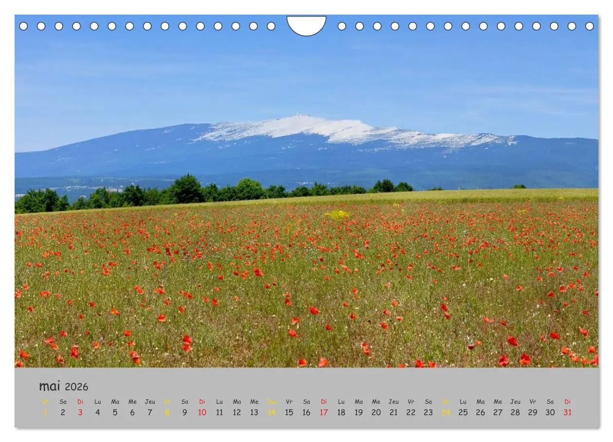 Bild: 9783516575668 | Le Mont Ventoux Le géant de Provence (Calendrier mural 2026 DIN A4...