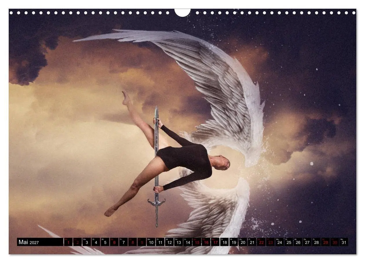 Bild: 9783569805668 | Pole Dance Engel (Wandkalender 2027 DIN A3 quer), CALVENDO...