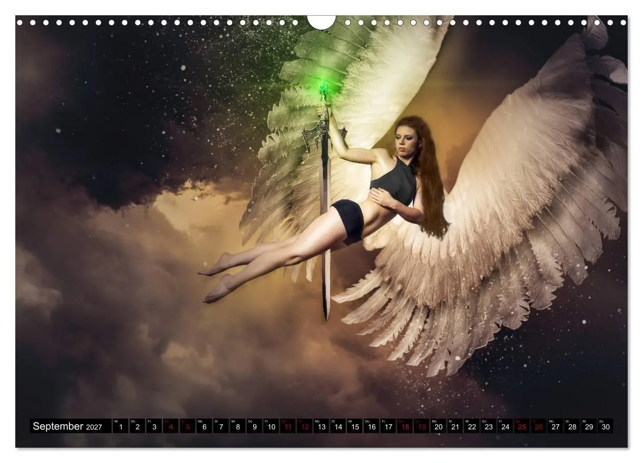 Bild: 9783569805668 | Pole Dance Engel (Wandkalender 2027 DIN A3 quer), CALVENDO...