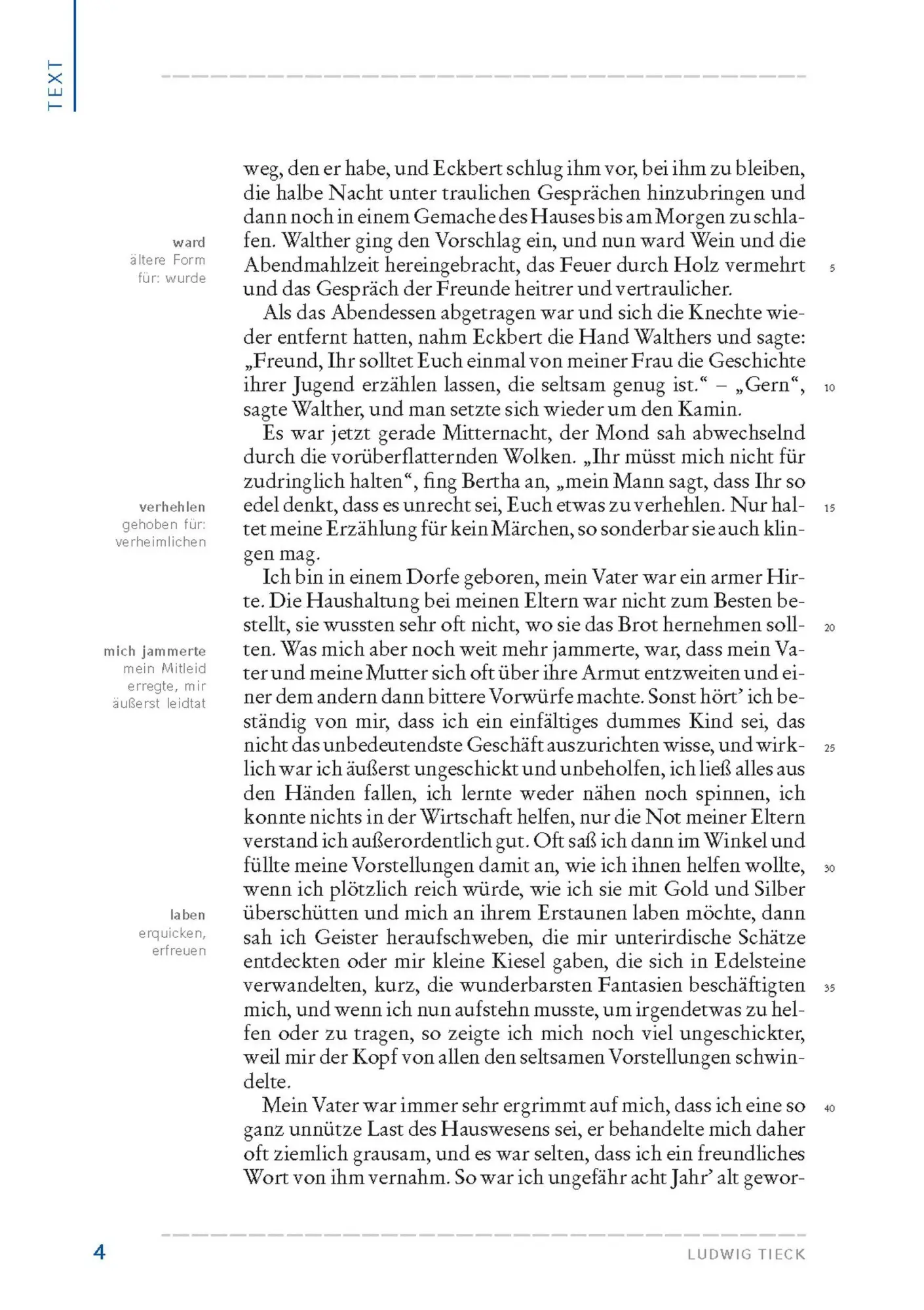 Bild: 9783804425668 | Der blonde Eckbert / Der Runenberg (Textausgabe) | Ludwig Tieck | Buch