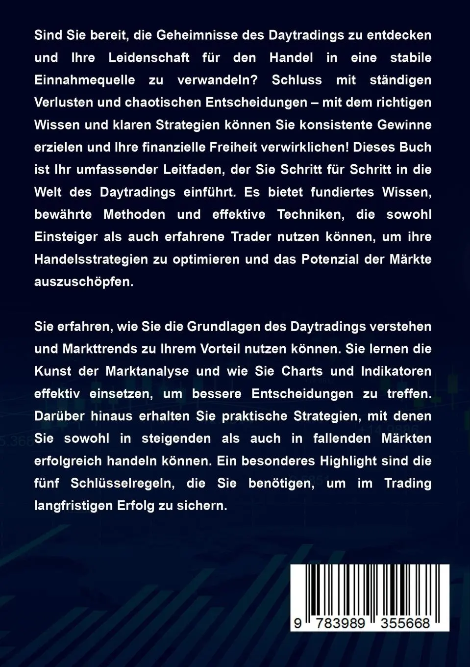 Rückseite: 9783989355668 | Daytrading für Einsteiger - Das große Handbuch | Karl Westbrock | Buch