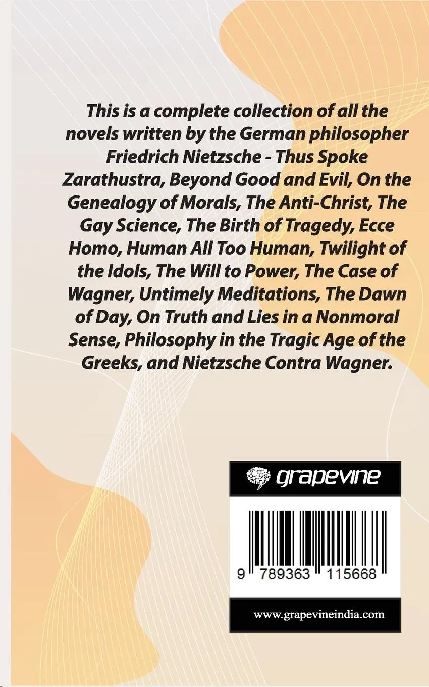 Rückseite: 9789363115668 | The Complete Works of Nietzsche | Friedrich Nietzsche | Taschenbuch