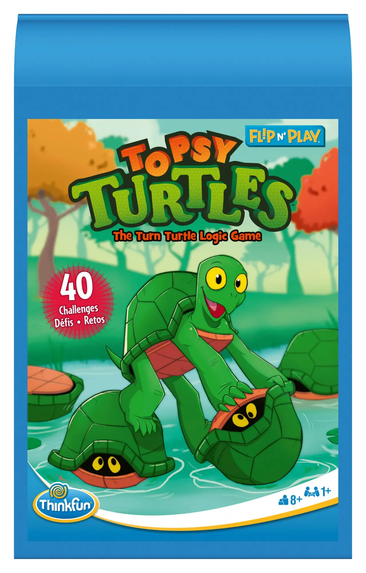 Cover: 4005556765768 | ThinkFun Flip n' Play - Topsy Turtles - Logikspiel ab 8 Jahre | Spiel