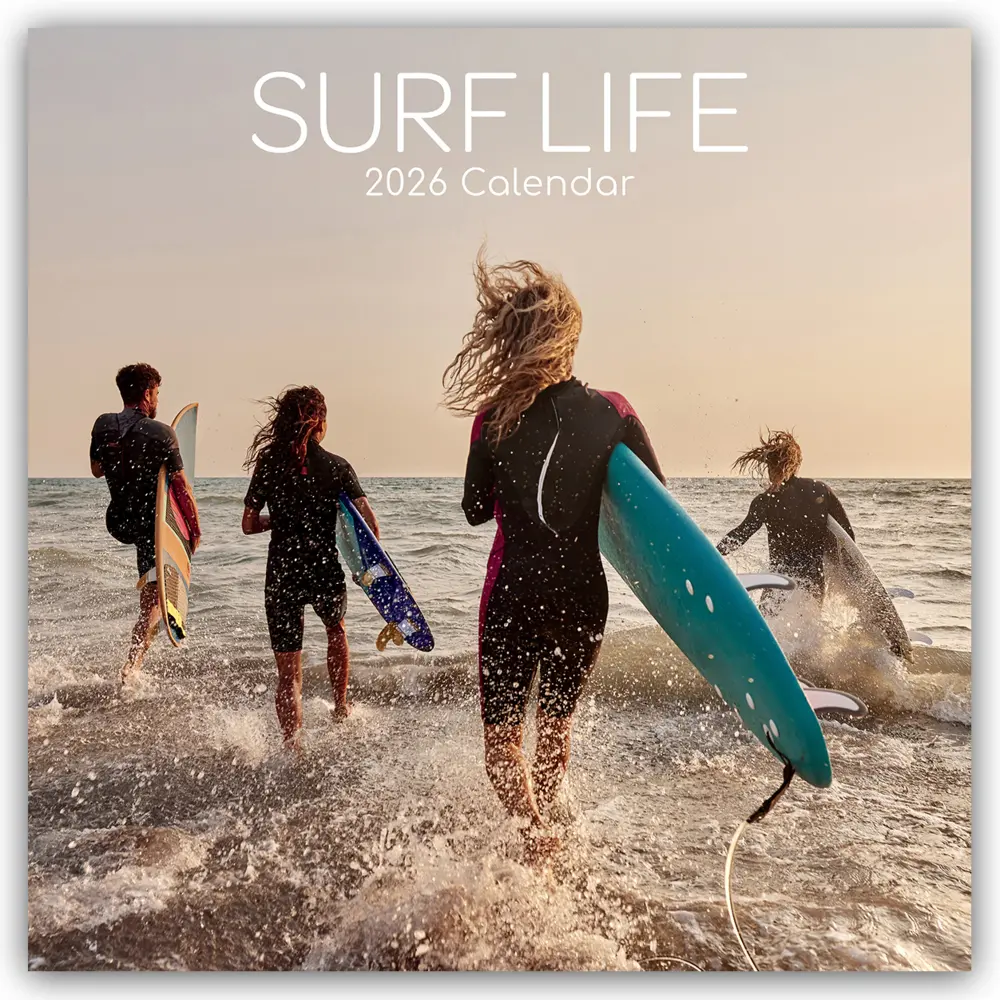 Cover: 9781836225768 | Surf Life - Surfen - Surfing 2026 - 16-Monatskalender | Ltd | Kalender