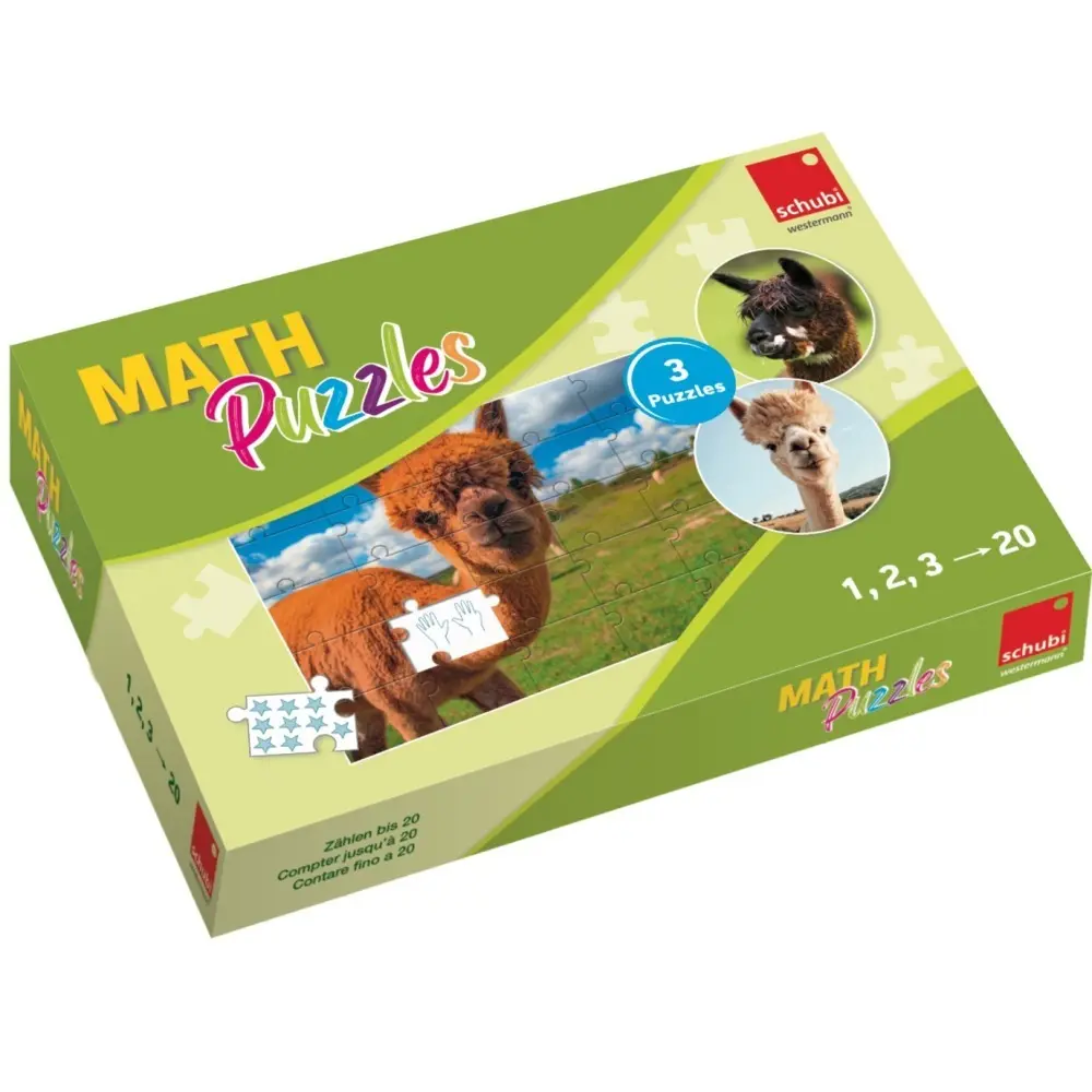 Cover: 9783039765768 | SCHUBI MathPuzzles | Zählen bis 20 | Box | Deutsch | 2025