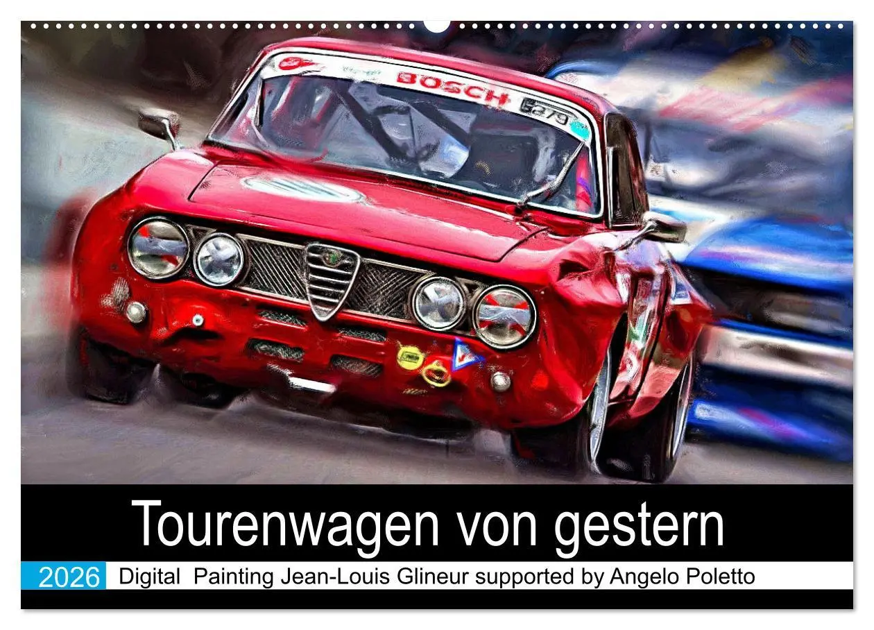 Cover: 9783457785768 | Tourenwagen von gestern (Wandkalender 2026 DIN A2 quer), CALVENDO...