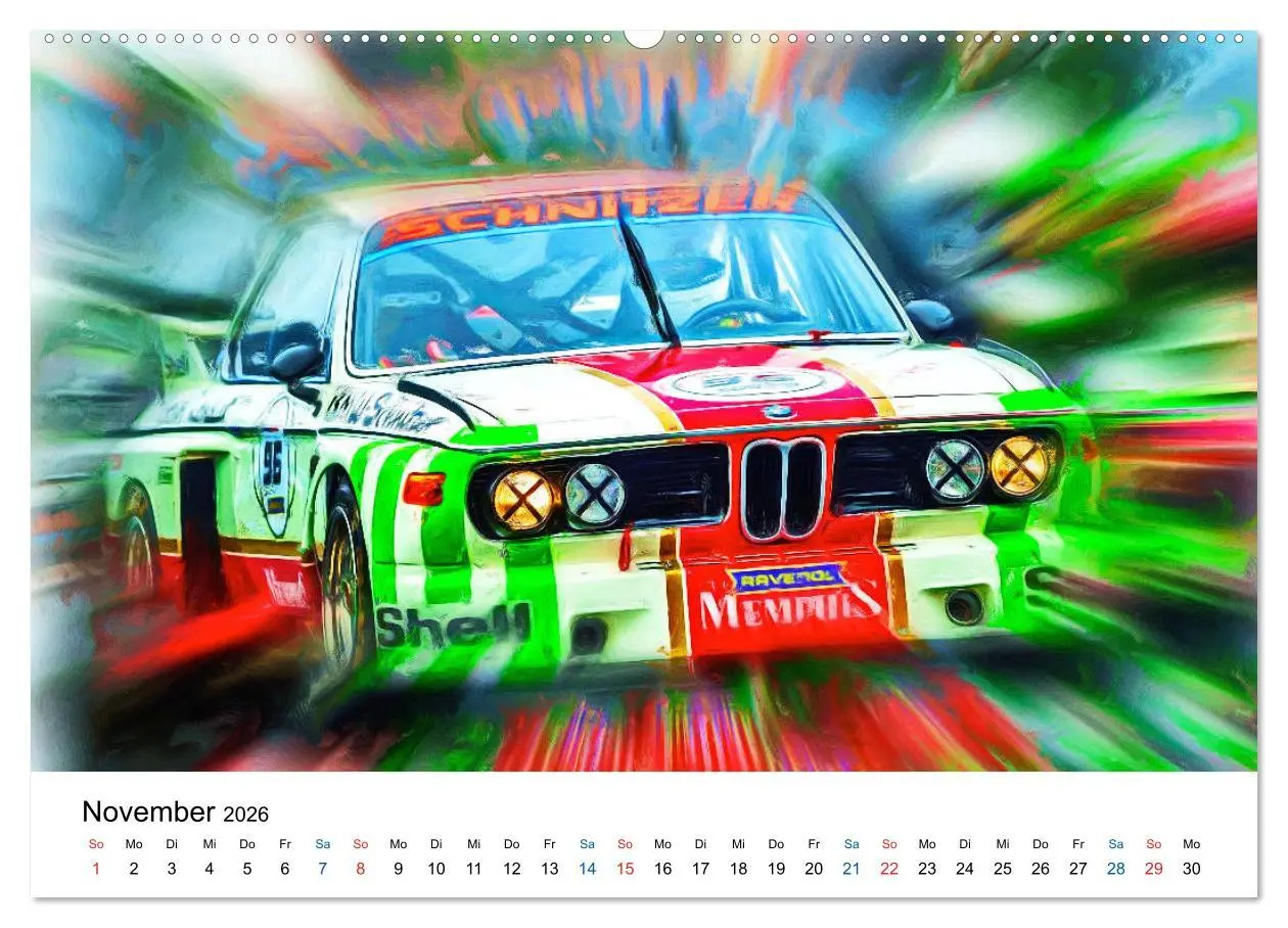 Bild: 9783457785768 | Tourenwagen von gestern (Wandkalender 2026 DIN A2 quer), CALVENDO...