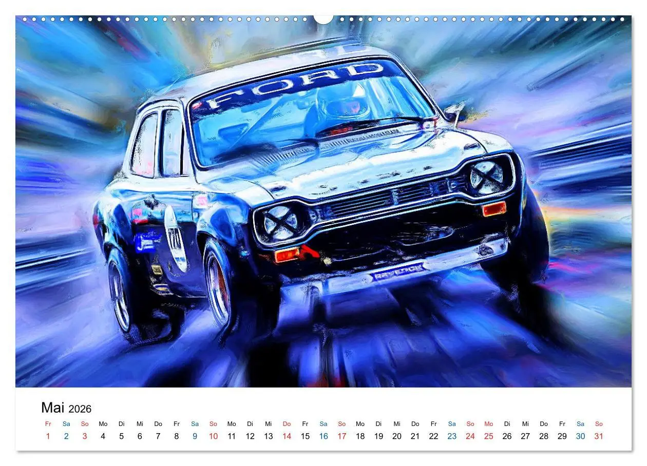 Bild: 9783457785768 | Tourenwagen von gestern (Wandkalender 2026 DIN A2 quer), CALVENDO...