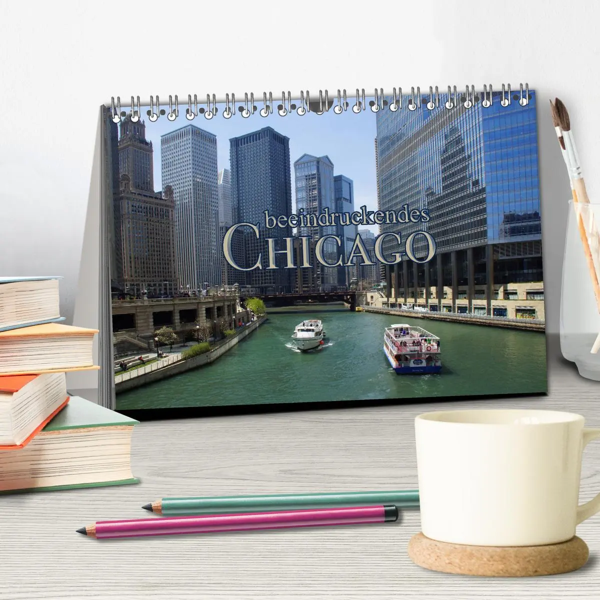 Bild: 9783457925768 | beeindruckendes Chicago (Tischkalender 2026 DIN A5 quer), CALVENDO...